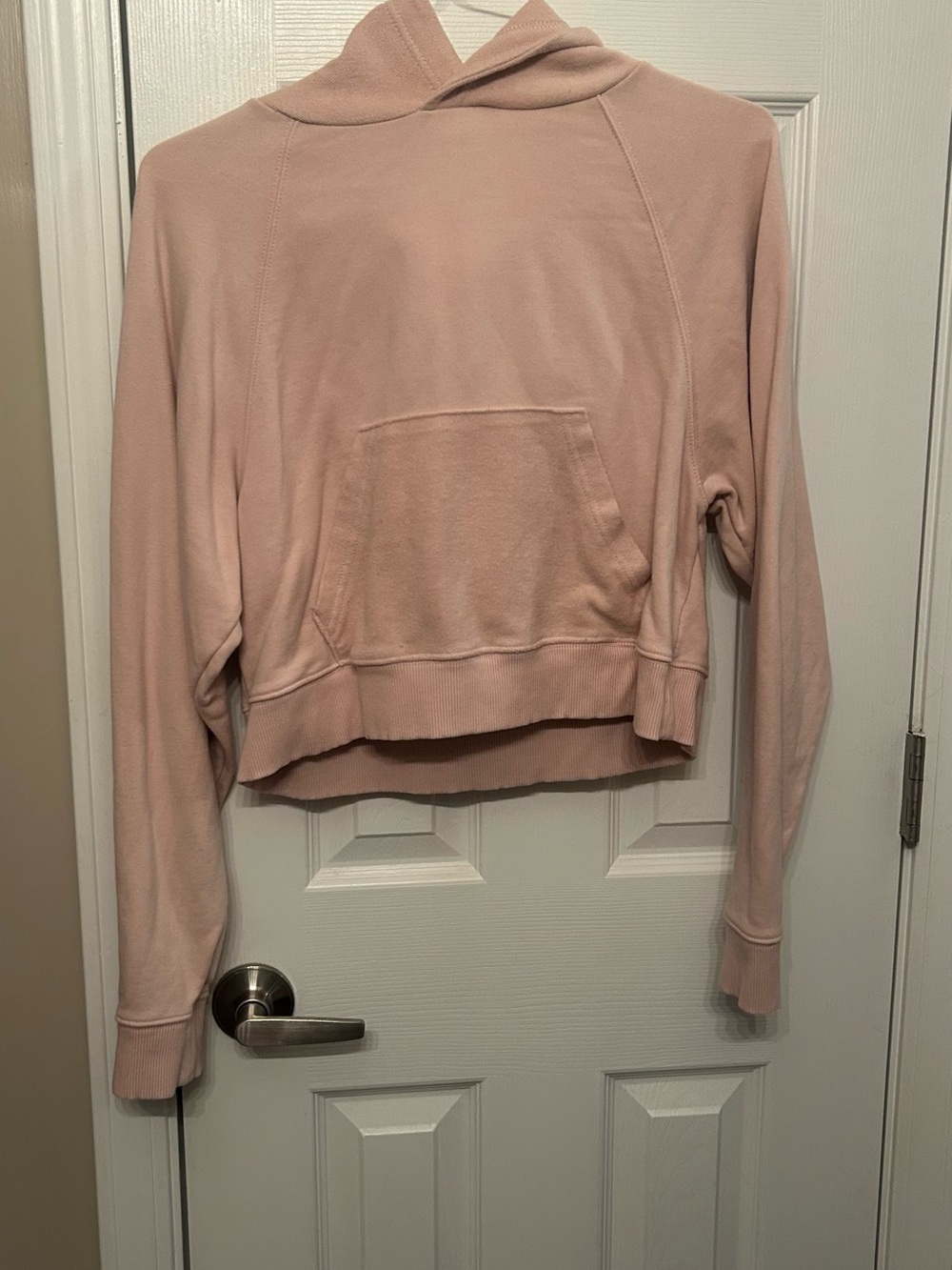 aerie Dusty Rose Cropped Hoodie